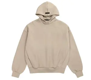 54-Dusty Beige  Oversize Pullover  Hoodie Women Men Unisex  Heavyweight Streetwear Sweatshirts  Long Sleeve Casual Tops French Terry, Vintage Fit