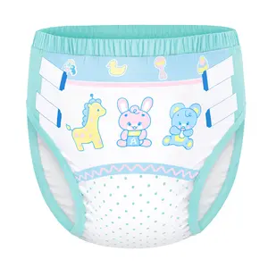 Littleforbig Cute Breathable Elastic Adult Training Pants - Soft Silky Washable Reusable Knickers, Baby Parade Pastel Comfortable Panties for Special Personal Care
