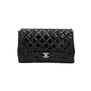Pre-owned CHANEL Leather Shoulder Bags Classic Flap Bag Black JM ZC141