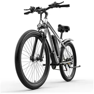 EBYCCO E8 29-Inch Aluminum Electric Mountain Bike for Adults, 1000W Motor up to 34 MPH, 48V 17.5Ah UL Certified Battery, 21-Speed Shimano Drivetrain, Front Suspension, Aluminum Bike
