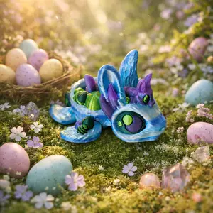 3D Printed Turtles - Assorted Articulated Turtles - Gifts Ideas - Desktop Pet - Fantasy Decor - Turtle