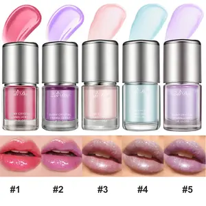 ZaiDoc Shiny Crystal Translucent Lip Gloss 01# Long Lasting Bright Glossy Volumizes Lips 23 Hydration Boost Lipstick Makeup
