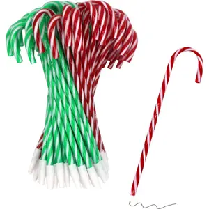 50 count Scented Christmas Candy Cane Pens Ballpoint Bulk Black Ink, Smooth Writing Candy Cane Pens, Xmas, Holiday, Office School Supplies, Party Favors Gifts