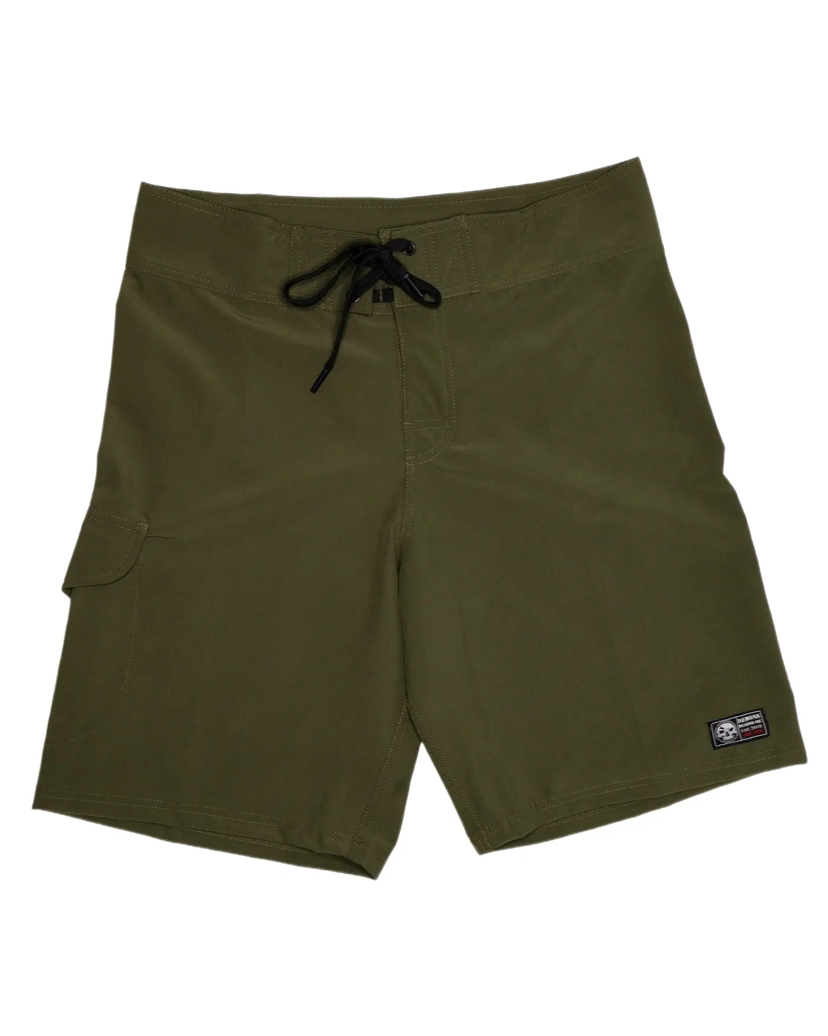 CLOSEOUT Military Green Stretch Board Shorts
