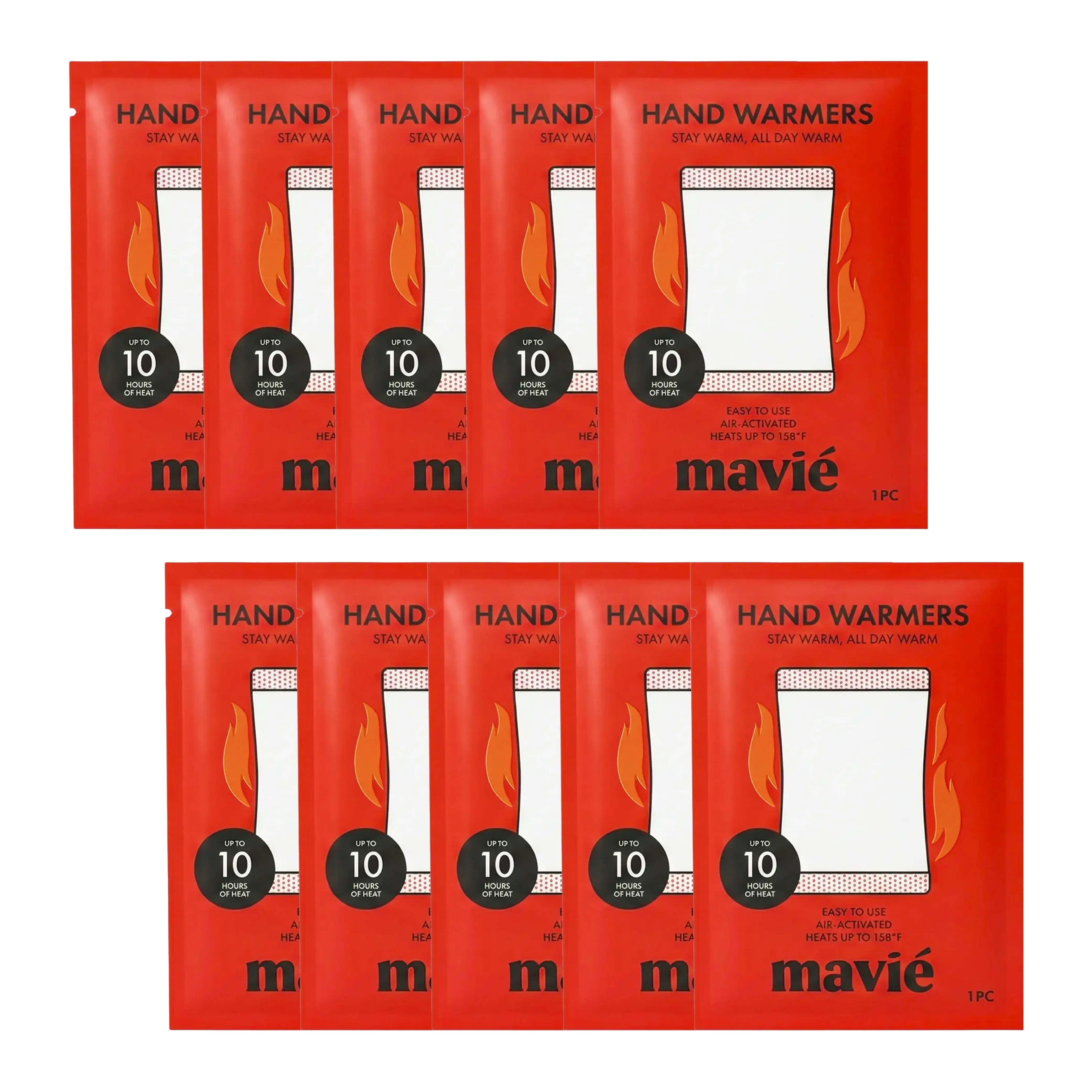 MAVIE Air-Activated Pocket Warmers (10-Pack)