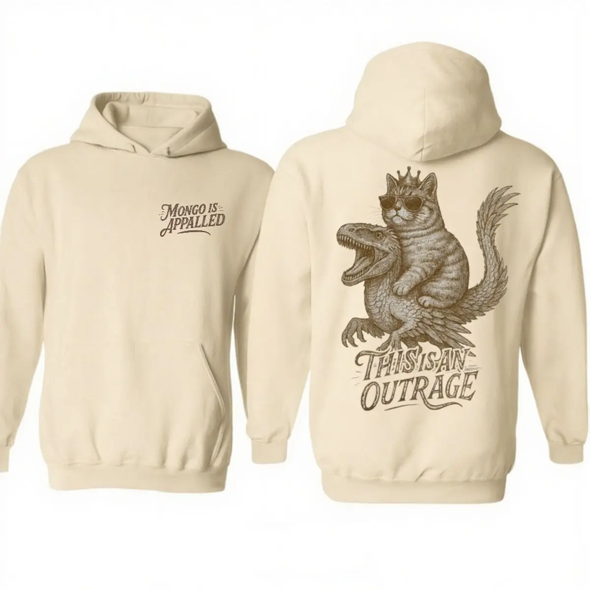 This Is An Outrage Two Sides Hoodie, Dungeon Crawler Carl Shirt, Princess Donut And Mongo, Fantasy Dungeon Tee, Unisex Sweater Pullover Tee