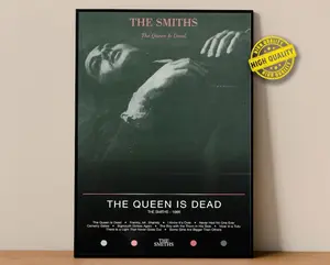 The Smiths Poster | Queen Is Dead Poster | Album Poster Prints | Wall Decor Posters | Album Cover | Rock Music Poster