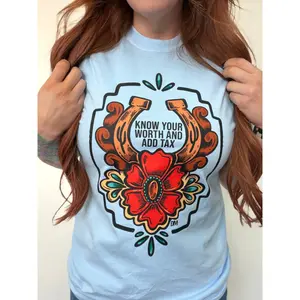 Know Your Worth Comfort Colors Tee