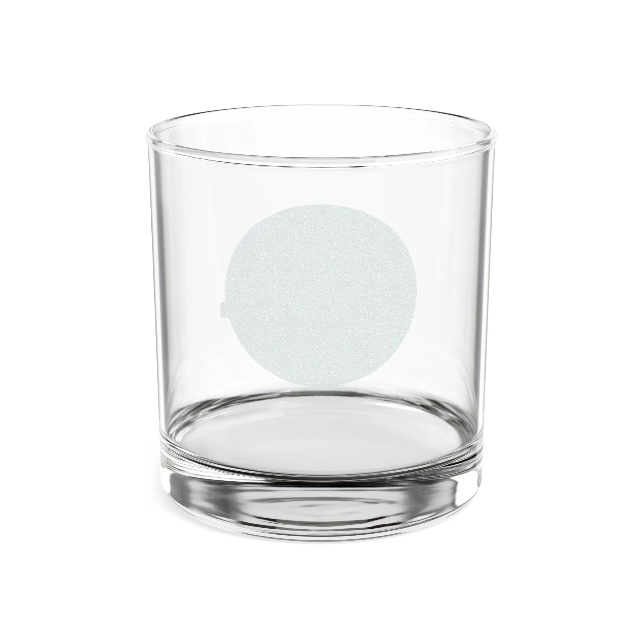 Engraved Circle Monogram Whiskey Glass | 10.5oz