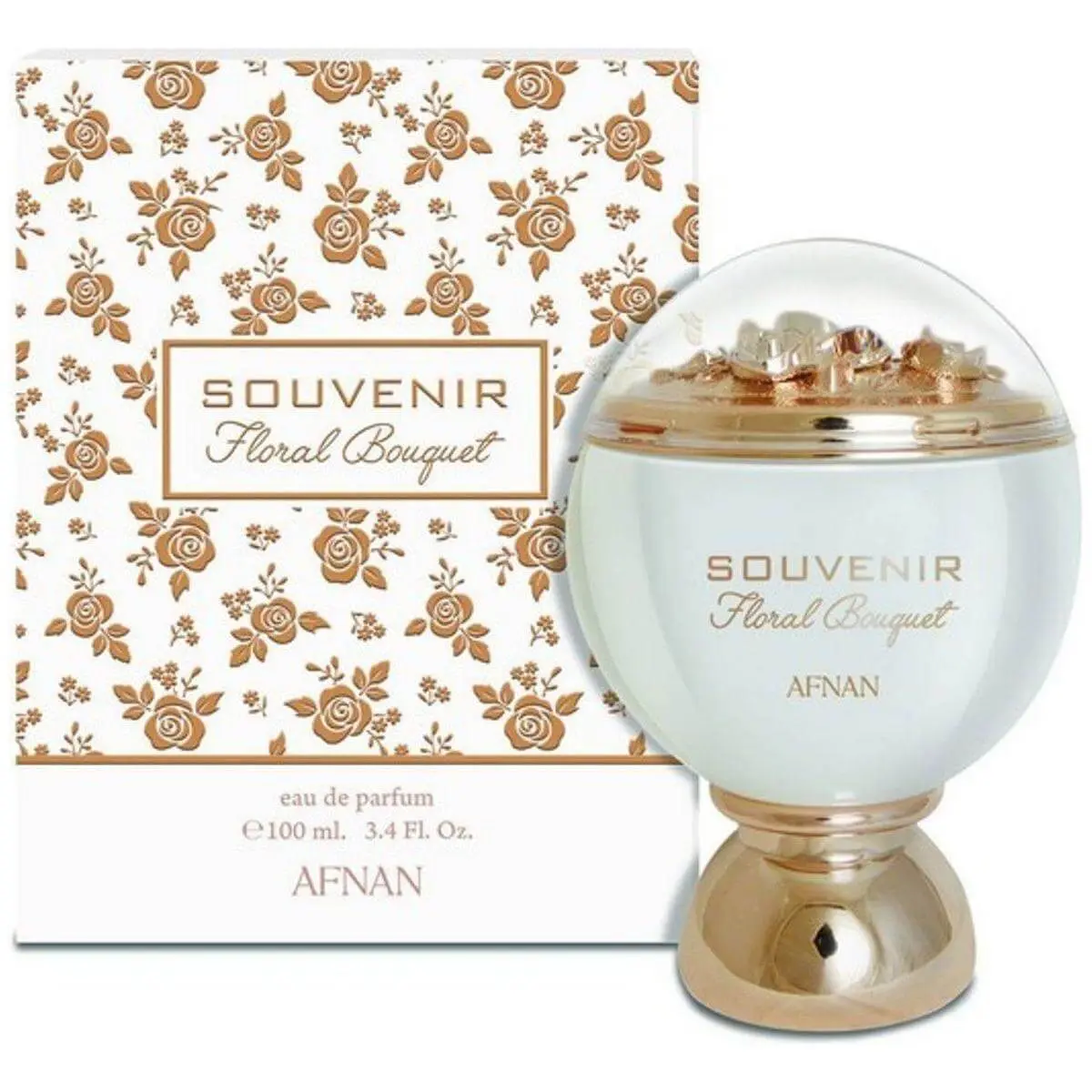 Afnan Souvenir Floral Bouquet EDP, Unforgettable Fresh Fruity Scent with Rhubarb & Lychee, 10ml Unisex Fragrance, Mini Toiletries for Purse, Exuberant, All Occasions, Peace And Pleasure, Mini Bottle, Floral Unisex Fragrance, Fresh Unisex Fragrance