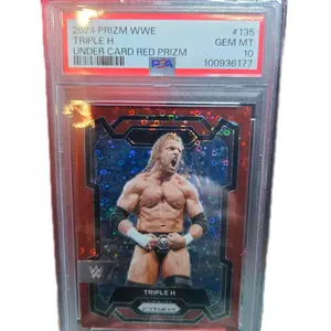 2024 PRIZM WWE Triple H Undercard Red Prizm #135 Gem Mint 10 Pop 3 PSA 100936177 Limited Edition #/99 Collectible Card