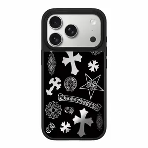 Gothic cross iPhone 17 Case Mirror Pattern PhoneCases for iPhone17 Pro Max/iPhone 16/15/Pro/Max 14 13 Stylish ShockproofCover,Aesthetic GifMade in USA.iphone 17/16 case/17promaxcase/14 case/13 case
