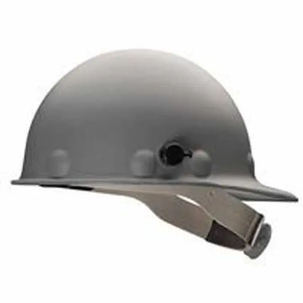 Fibre-Metal 280-P2HNRW09A000 Type 1 Class G Fiber Glass Helmet, Adjustable Smooth Dome Cap, 8-Point Ratchet Suspension, 1.15 lbs, 11.5 in, 6 in, High Heat Resistant Construction Work Safety Gear