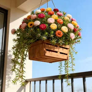 10,000 Portulaca Seeds - Double Flowered Moss Rose, Vibrant Mixed Colors Non-GMO, Drought Tolerant Easy Grow Large Blooms for Containers Hanging Baskets Garden Pollinator Attract