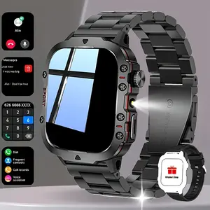 The Latest Sports Tracking Smartwatch Features A Full Touchscreen, Supports Wireless Calls and Text Messages, and Offers Functions Including Fitness Tracker, Alarm Clock, and Weather Updates. It Is Compatible with Android and IPhone, Calling Smart Watch.