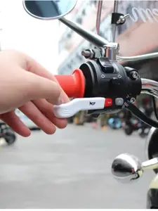 2PCS Universal Motorcycle Start & Horn Switch Extension Button Handlebar Accessory Fit for Honda Motorcycles