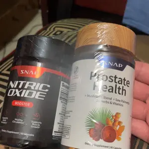 Product Review of Ultimate Men's Health Bundle - Snap Supplements - Nitric Oxide Booster 60ct + Prostate Health Bundle - Natural Supplement Capsules - Support Blood Circulation & Prostate Health from o**o d** c**n