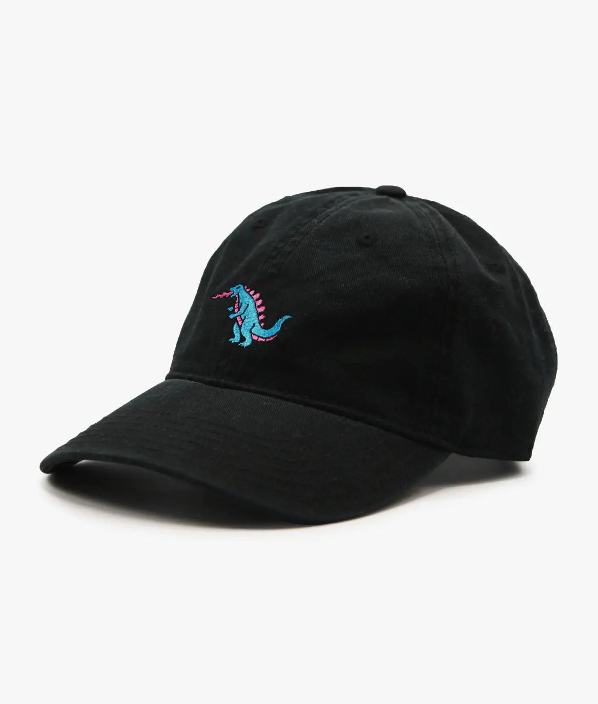 Godzilla Kaiju Embroidered Dad Hat - Black