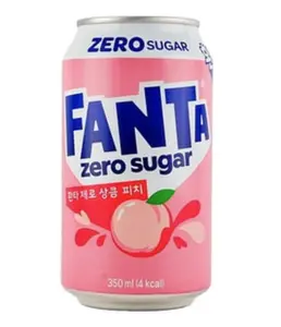 Fanta Zero Sugar Fresh Peach 350ml