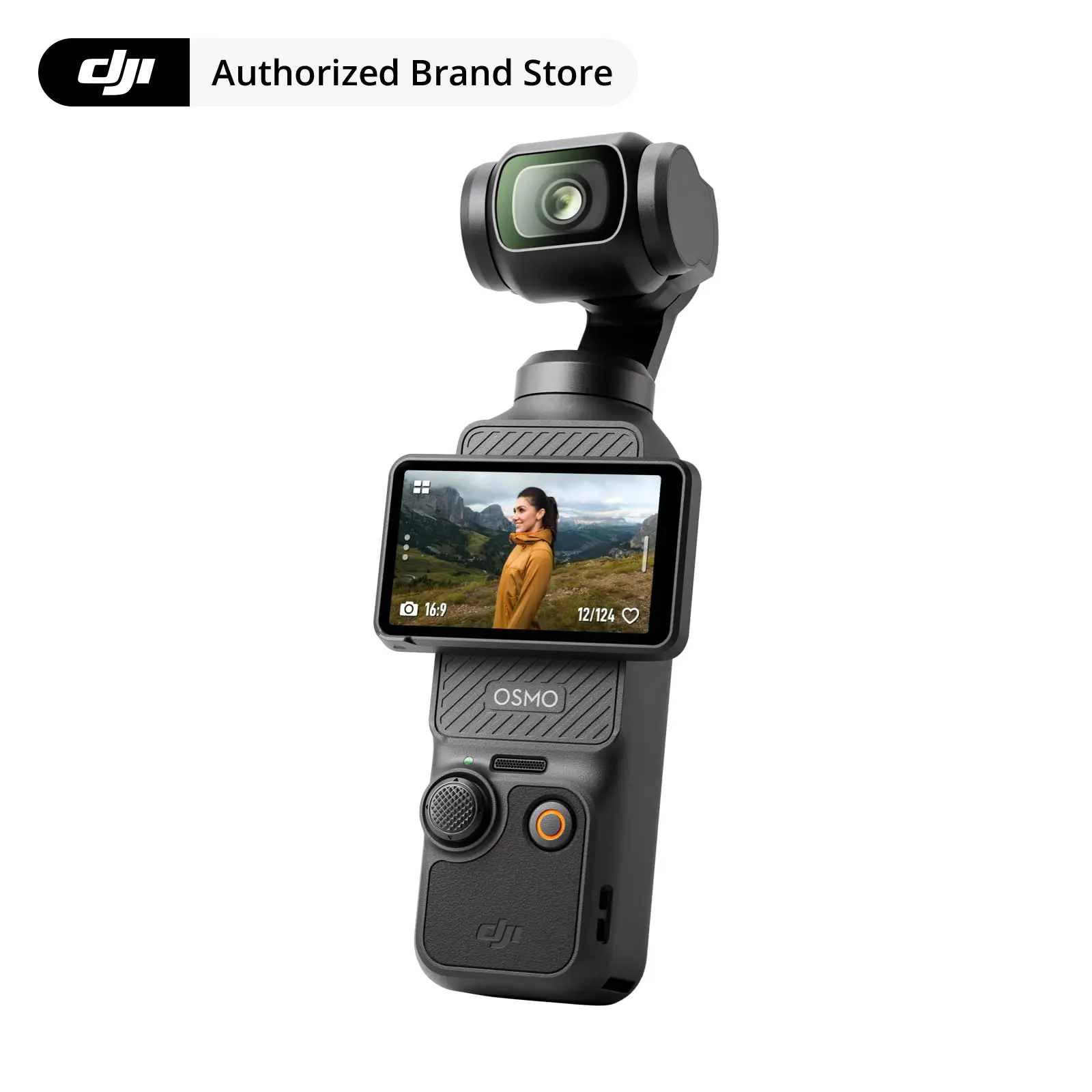DJI Osmo Pocket 3, Vlogging Cameras with 1'' CMOS & 4K/120fps Vlog Camera, 3-Axis Stabilization, Fast Focusing, Face/Object Tracking, Digital Vlogging Camera for YouTube