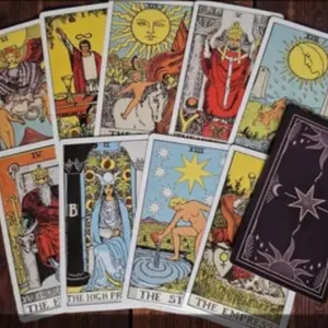 Learning Tarot Cards Deck, Tarot Cards for Beginners with Meanings on Them, Keywords, Chakra, Planet, Zodiac, Element, Yes or No, Affirmations