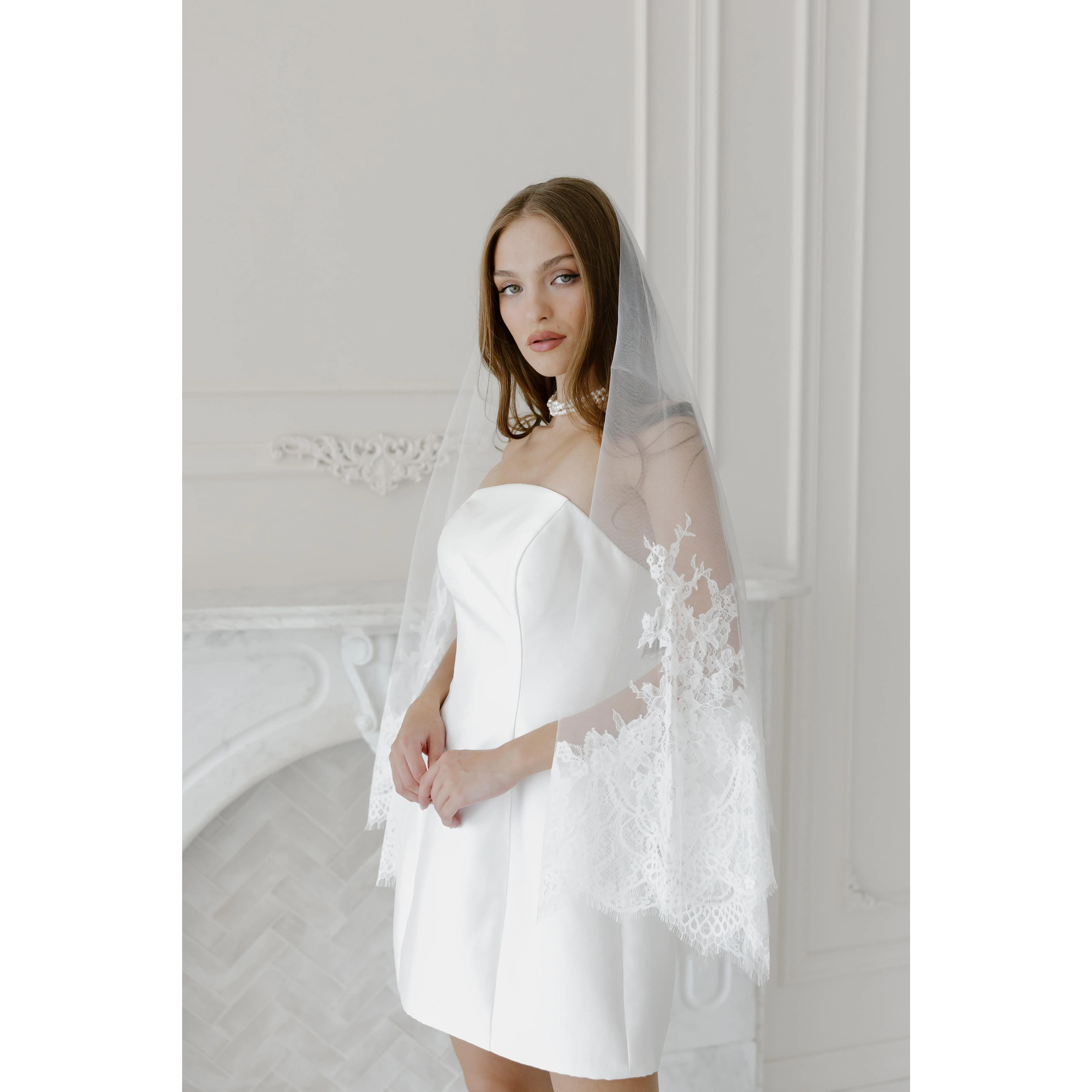 Keepsake Two-Tier Fingertip Veil