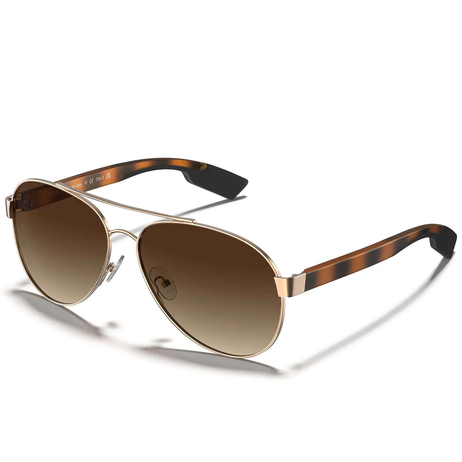 CARFIA Teardrop Pilot Sunglasses - Unisex Full Rim Classic Monel Metal Frame, Polarized Lenses with UV Protection & Impact Resistance, CE Marking, 300-Step Craft Comfortable to Wear Driving Eyewear