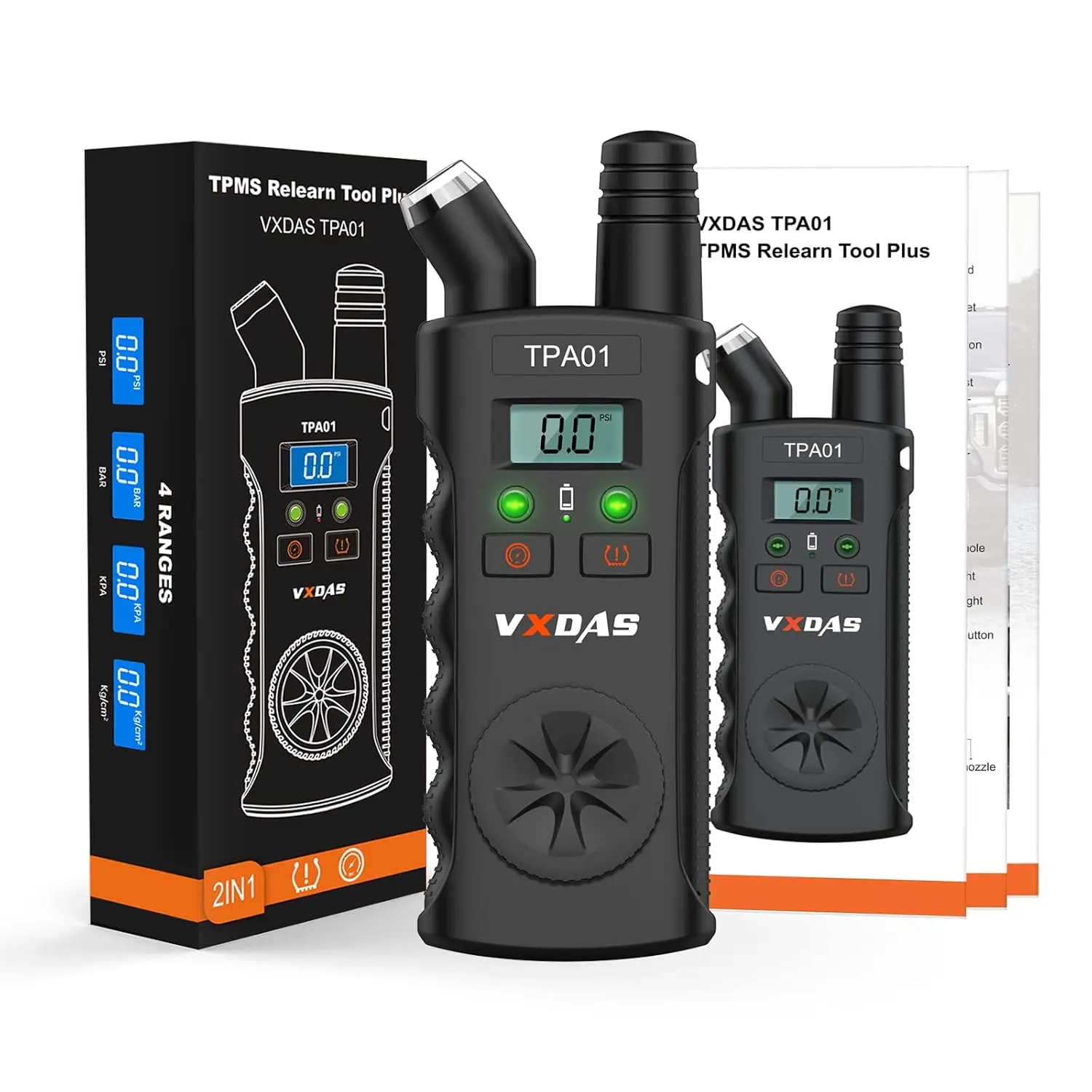 [For GM Vehicles]VXDAS TPA01 TPMS Relearn & Check Tool for GM Group Vehicles, 150 PSI/Bar/KPA Digital Tire Pressure Gauge, Car Repair Tool for Buick, Chevy, GMC Tire Sensor Reset tiktokshopspringglowup #Summervibes fathersdaygift Gmc
