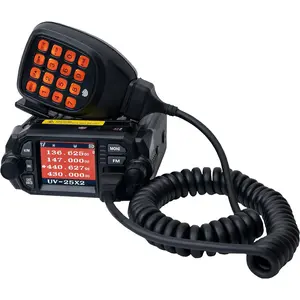 UV-25X2 (Second Gen.) Mini Mobile 25 Watt Dual Band Base, Mobile Radio: VHF, UHF Amateur (Ham)