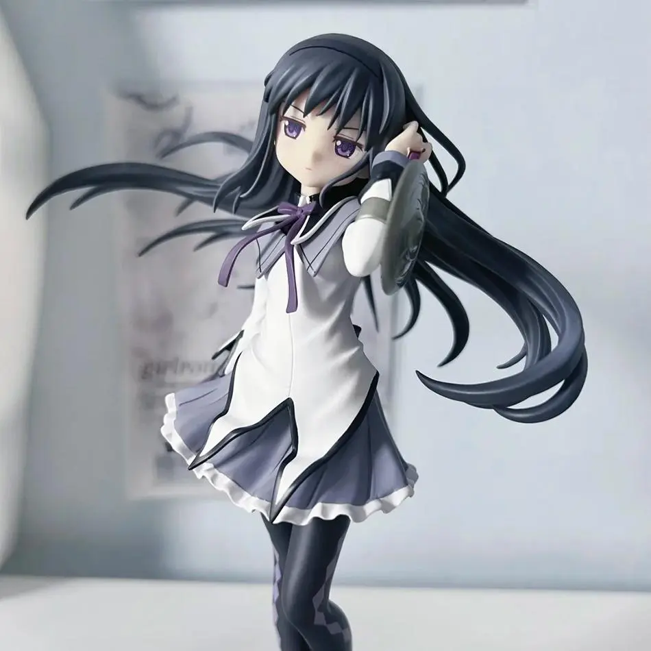 18CM Madoka Theme Puella Magi Madoka Magica Akemi Homura PVC Collectible Figurine - Magic Girl Anime Action Model Toy, Vinyl Figure, Fashion Accessory Gift, Anime Figures, Figure Anime