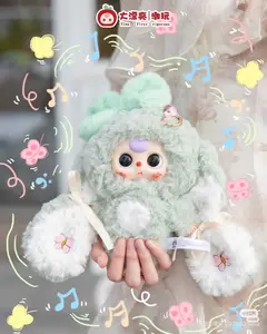 【YDM】Baby Three-Little Rabbit Returns Plush Toy Doll  ，Stuffed Anima，Backpack or clothing decoration，Soft Furry Collectibles，Stuffed Animal，Bunny Plush Dolls