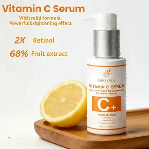 Halo Code Vitamin C Hydrating Serum - Brightening Anti-Aging with Retinol Skin Renewal Non Comedogenic Hypoallergenic for All Skin Types Face Body New Year Gift marker makeup moisture me moisturize me tiktokshopblackfriday