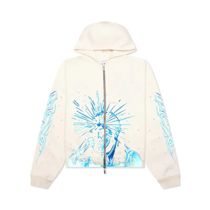 ‘Are you Different?’ Cream Zip-up