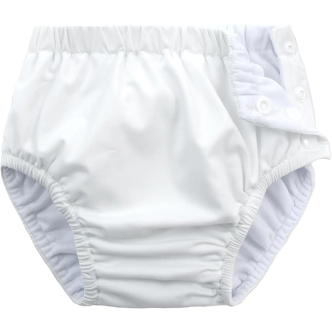 Reusable Washable Unisex Swim Diapers for Newborn Infant Toddler, White, 0-3 Months