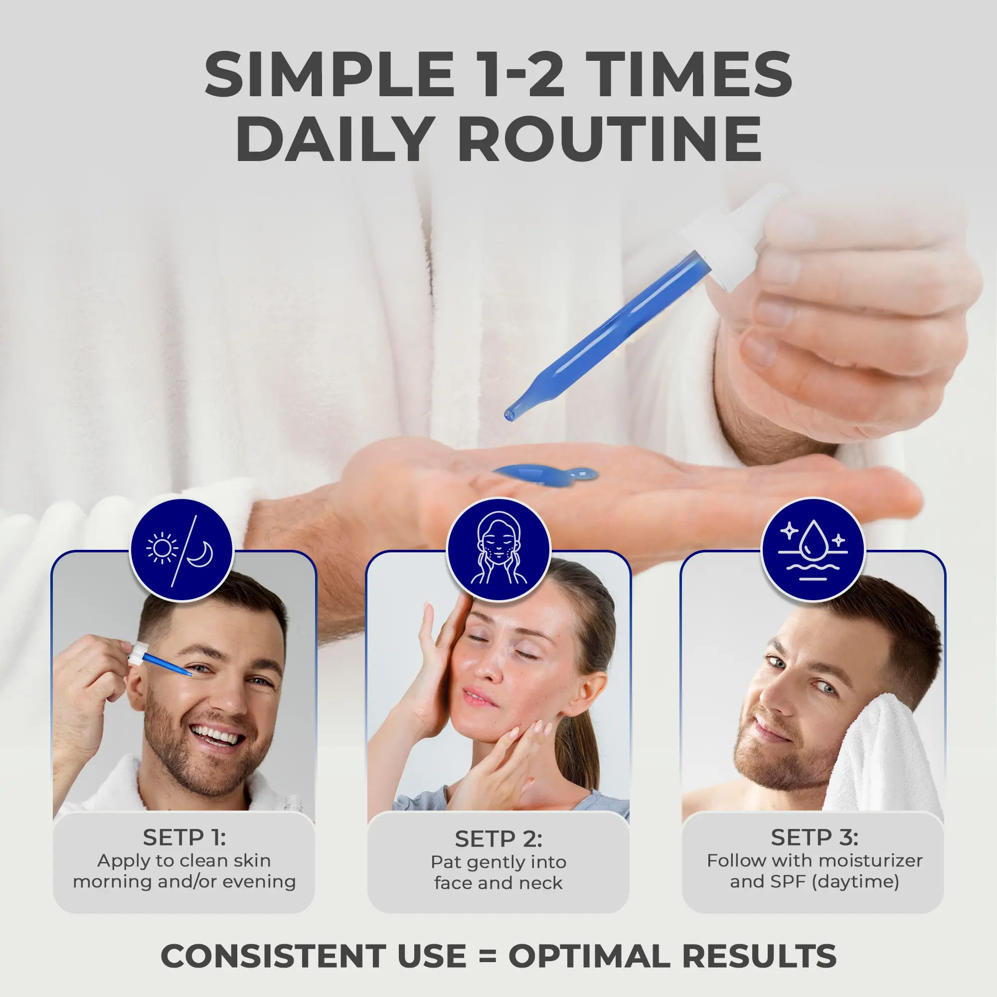 Dr. Brenner Copper Peptide Serum with GHK-Cu peptide, Argireline and  Matrixyl 3000 Anti-Aging Moisturizer for Fine Lines and Skin Elasticity