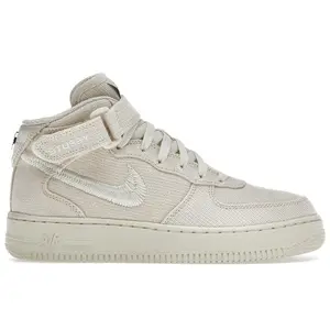 Nike Men's Air Force 1 Mid Stussy Fossil Basketball Shoes, from StockX