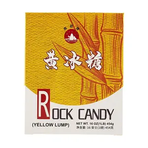 NAN JIANG Yellow Rock Sugar 454g - Perfect for Cooking, Desserts & Sweet Soups