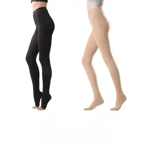 VOYUN Medical Compression Pantyhose for Women Men, 20-30 mmHg Graduated Compression Tights, Closed Toe Compression Stockings, Support Hose, High Waist Compression Leggings for Varicose Veins, Edem leg costume no osh half Pu Leather Cutout Mini Skirt Set