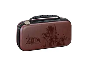 RDS Industries 663293110872 Game Traveler Deluxe Zelda Link Brown Faux Leather Case Switch Lite