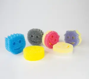 Scrub Daddy And Scrub Mommy 6-Piece Family Sponge Set