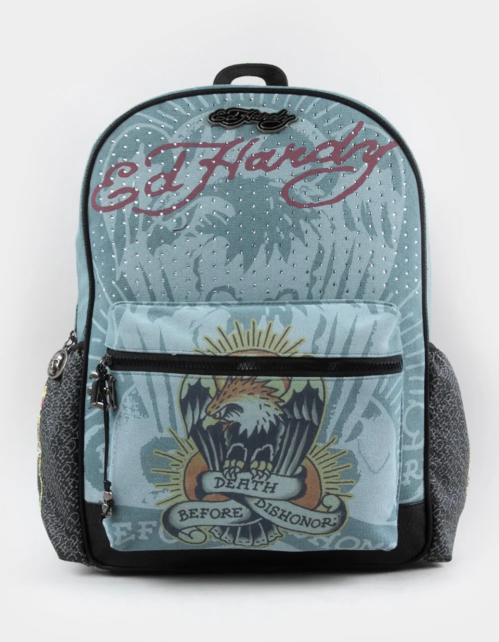 ED HARDY Mick Womens Backpack, Denim ED HARDY Mick Womens Backpack, Denim