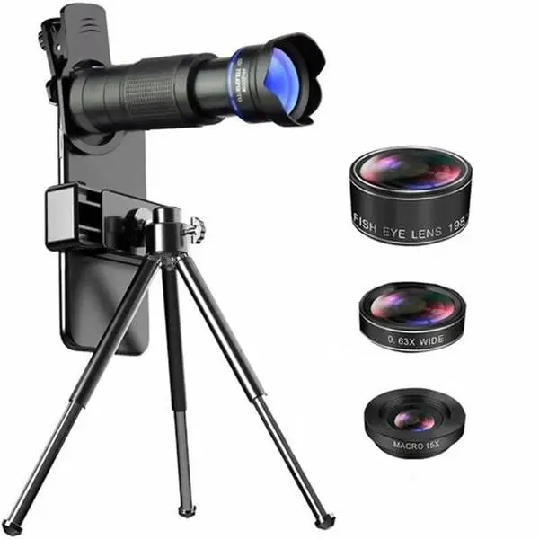 36X Mobile Phone Lens Kit With Tripod 36X Mobile Phone Lens Kit With Tripod