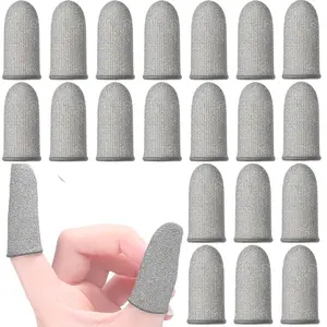 Gaming Finger Sleeves - 20PCS White Perfect Touchscreen Glide - Thumb Sleeve for Mobile Games - Dedales Gamer Profesionales - Phone Accessories