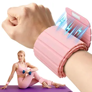 Weighted Bangles 2 Packs Adjustable Ankle and Wrist Weights for Women & Men – Set of Ankle Weights 2 lbs (1 lb Each Wrist Weight) | Weighted Arm Bands for Pilates, Yoga, Running & Walking