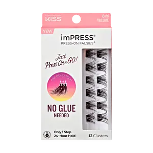 imPRESS Falsies Self Adhesive Eyelashes, 12 Lash Clusters - Bold imPRESS Falsies Self Adhesive Eyelashes, 12 Lash Clusters - Bold