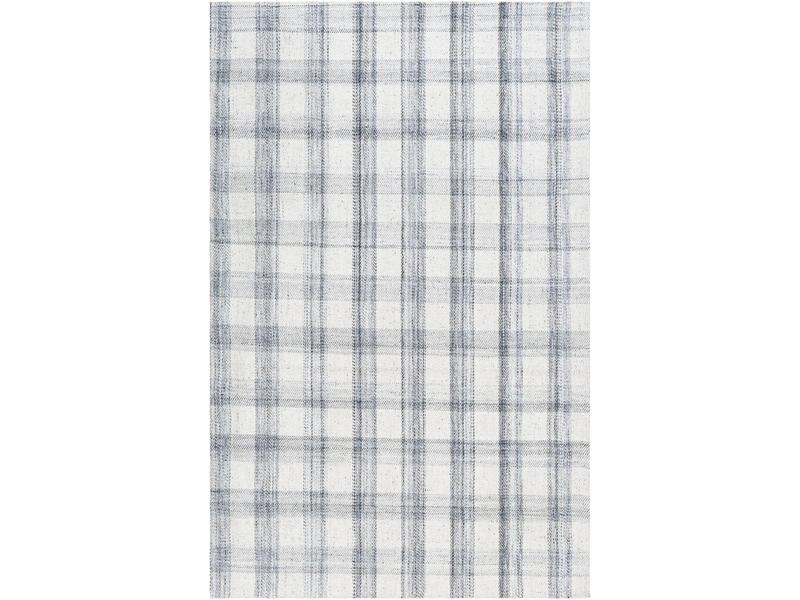 Livabliss BOSM2303-576 Sammy Handmade Rectangle Indoor Area Rug - BOSM-2303 Woven Texture, 60" w x 90" l (5 Ft. X 7 Ft. 6 In.), Durable Synthetic Fabric, Light Silver/Ash/Metallic-Silver, Contemporary Decorative Home Decor Rug