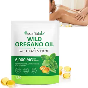 Acential Labs Peppermint Seed Skincare Oil, 120 Bags Per Pack, High Concentration Mint & Seed Extracts, Portable, Mixable, Body Oil Blend