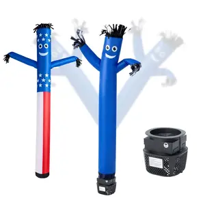 fathersdaygift VEVOR Inflatable Tube Man with Blower, 6 ft Tall, Wacky Waving Wind Flying Inflatable Dancing Tube Guy with 1/15 HP IPX3 Waterproof Blower Fan, for Outdoor Advertising Business Store Party Decoration