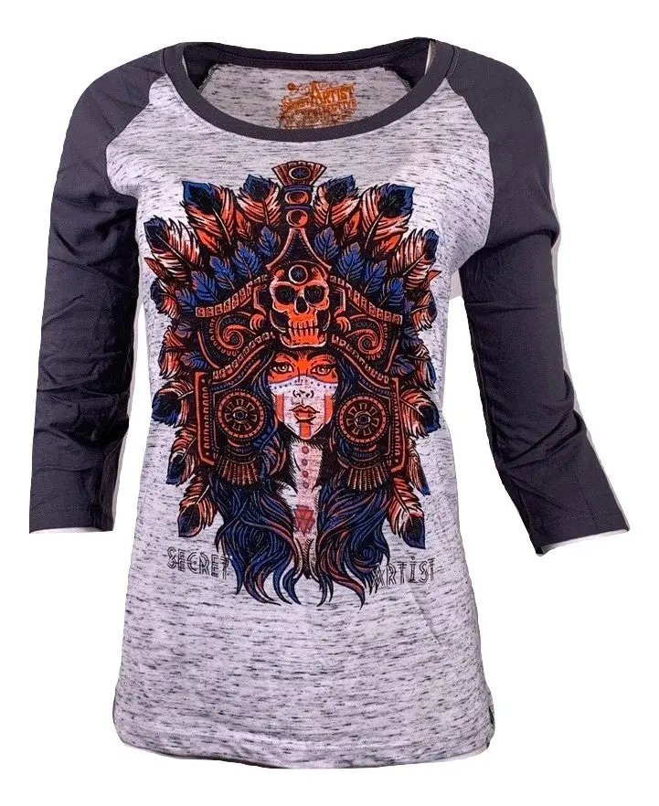 SECRET ARTIST by AFFLICTION Women's T-Shirt  ZUMA