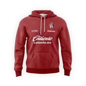 Sudadera Atlas Visitante 24-25 International Club Soccer Hoodie, Adult Hoodies for Fan, Menwear and Womenwear Full Sizes S-5XL